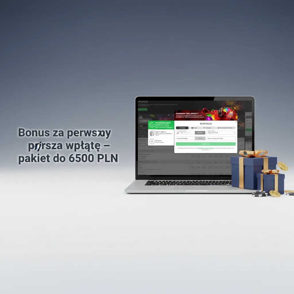 Baner: bonus za pierwszą wpłatę 100% do 6500 PLN + 150 darmowych obrotów, min. 20 PLN, wymóg obrotu 35x