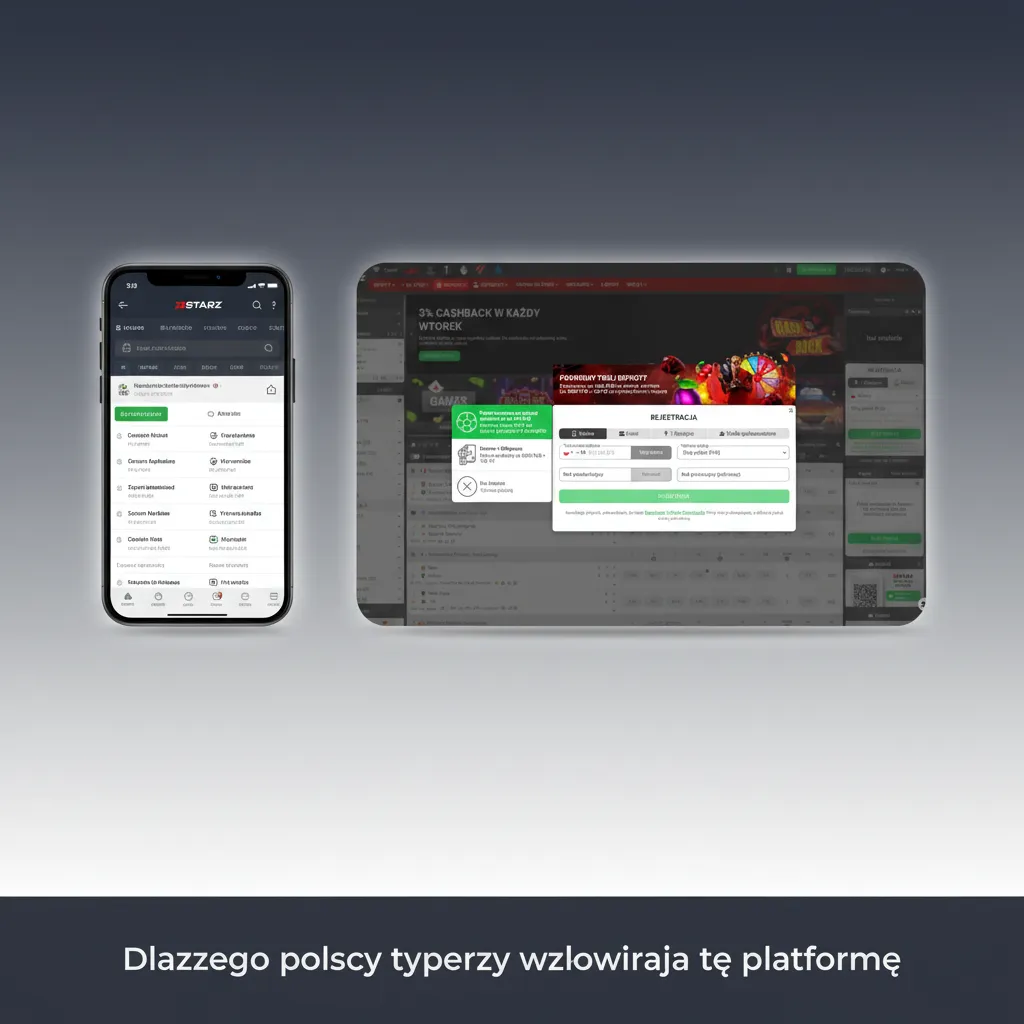 Platforma dla typerów: szerokie rynki, stabilne kursy, Cash Out, zakłady live, Multi Live, szybkie płatności Blik/Revolut.