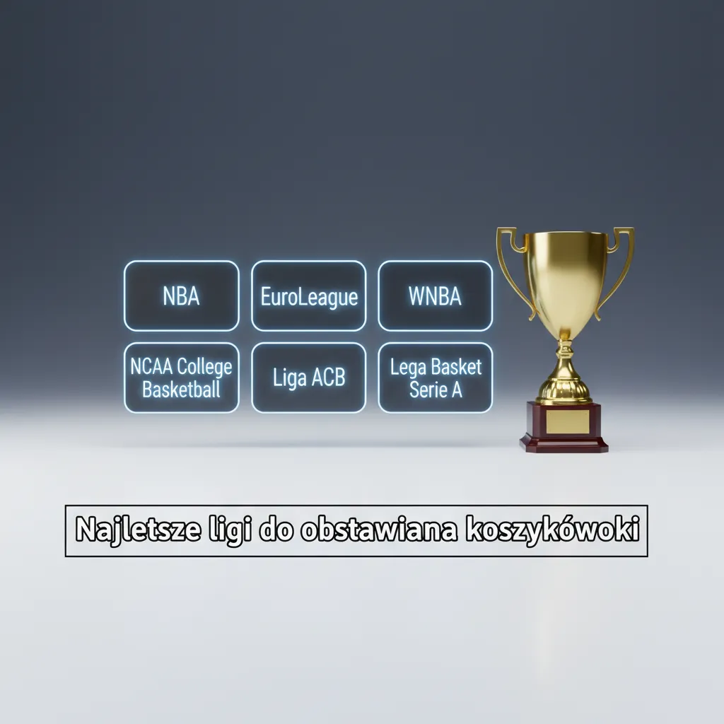 Najlepsze ligi do obstawiania koszykówki: NBA, Euroliga, PLK, NCAA, WNBA, EuroCup, ACB; rynki sezonowe i live.