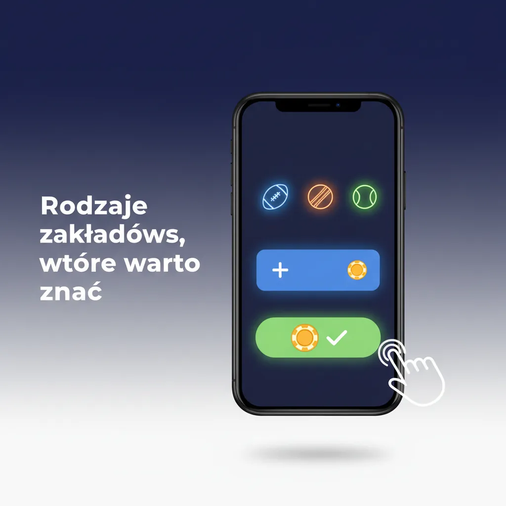 Infografika: trzy rodzaje zakładów — Singiel, Express (AKO) i System, z krótkim opisem zasad i ryzyka