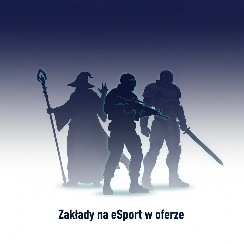 Oferta zakładów eSport: Dota 2, CS2, StarCraft, LoL. Rynki na mapy, handicap, na żywo, zwycięzcę, pierwszą krew, wieże.