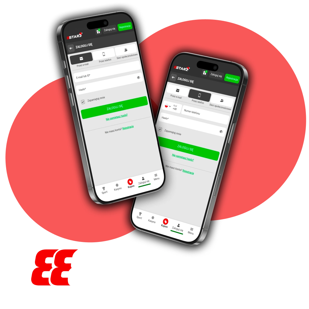 Zaloguj się na 888Starz i otrzymaj dostęp do zakładów i bonusów.