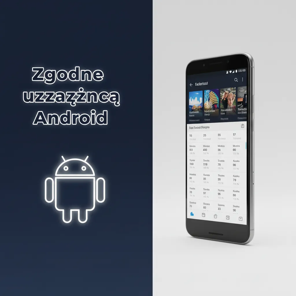 Kompatybilne telefony z Androidem: Samsung Galaxy A54/S23, Xiaomi Redmi Note, Pixel 6a, POCO, OnePlus i inne.