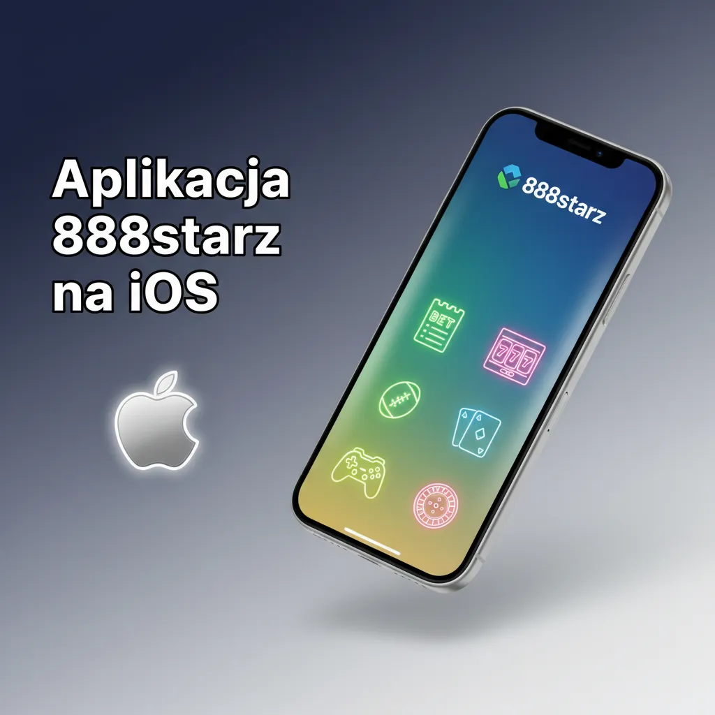 Ekran iPhone i iPad z aplikacją 888starz dla iOS: zakłady, kasyno, live, szybkie płatności, powiadomienia.