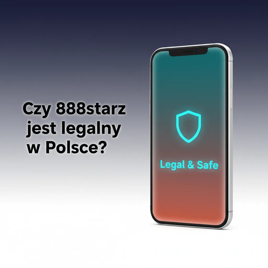 Infografika o legalności 888starz w Polsce: licencja Curaçao, wymóg zezwolenia MF, prywatność, limity i samowykluczenie.