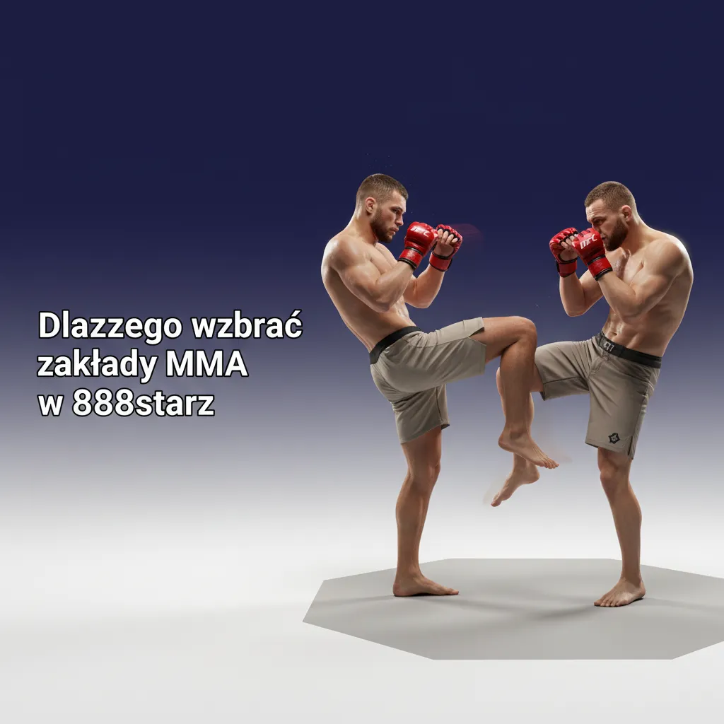 Infografika: Dlaczego wybrać zakłady MMA w 888starz – rynki, kursy live, Cash Out, AKO, filtry UFC/KSW, statystyki, limity.