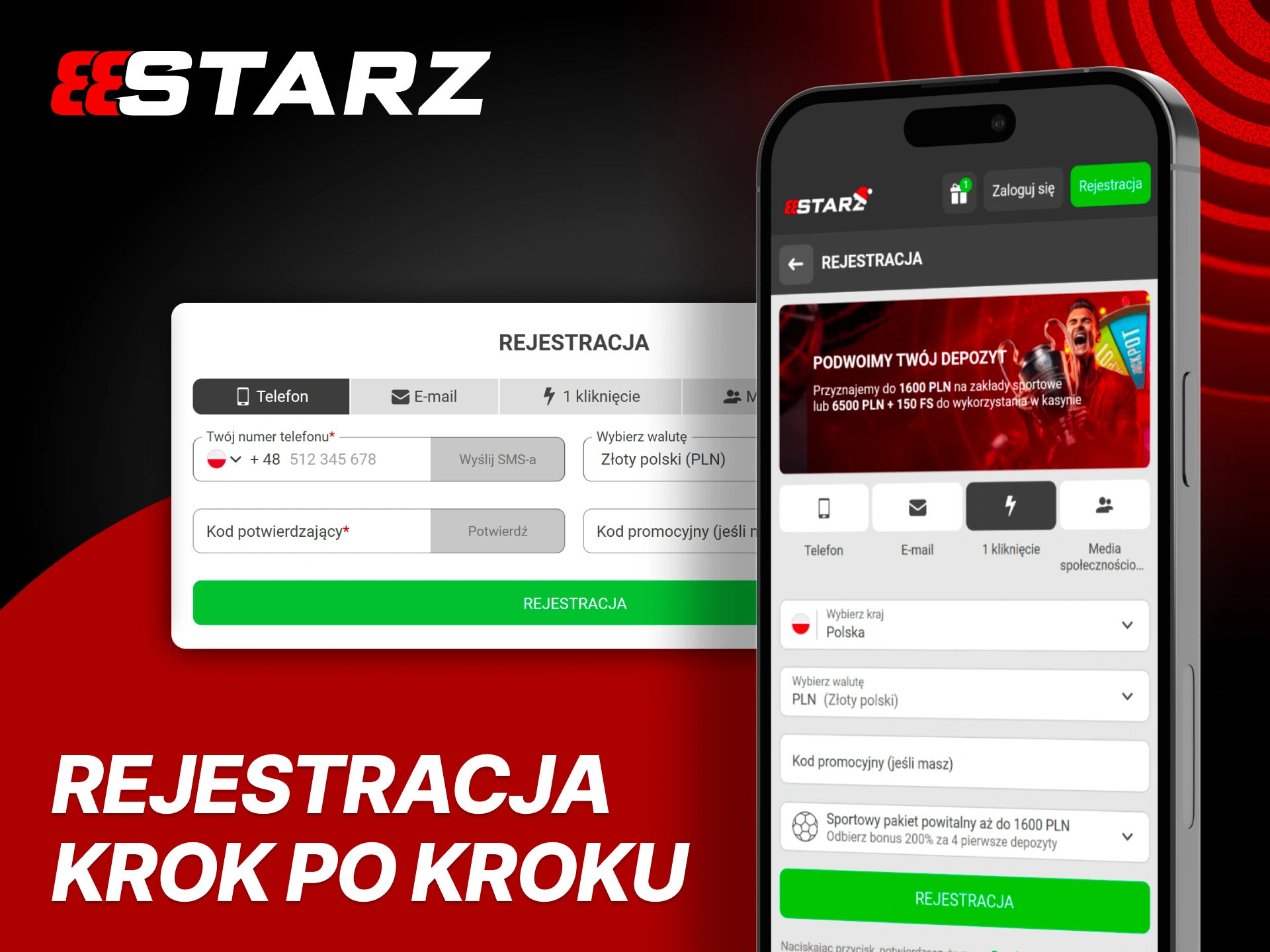 Dołącz do 888Starz i zacznij grać po kilku prostych krokach.
