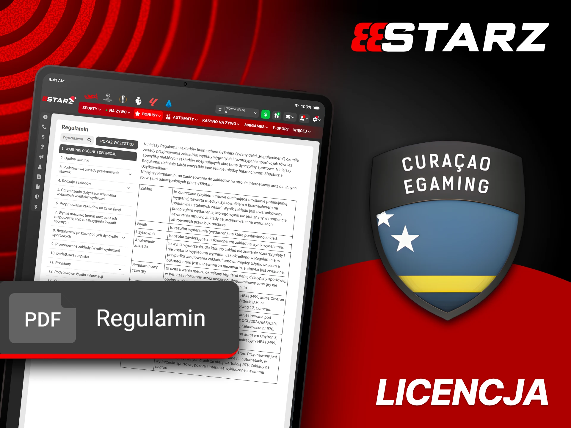 Graj odpowiedzialnie na licencjonowanej platformie 888Starz.