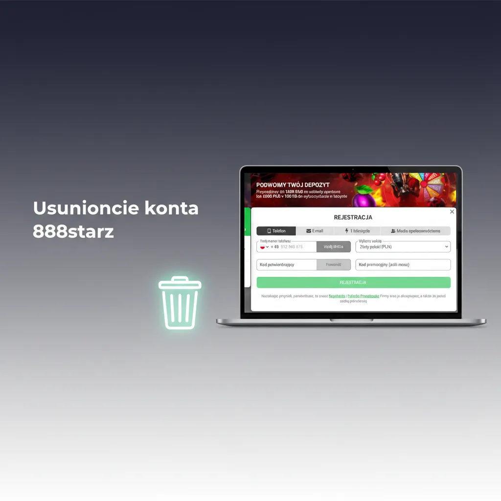 Usunięcie konta 888starz: wypłać środki, wniosek przez czat/pomoc, potwierdź e‑mail, weryfikacja, możliwa kopia danych RODO