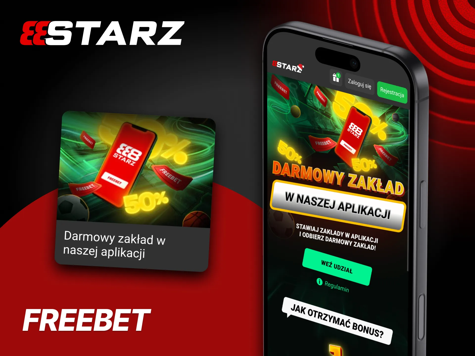 Zacznij obstawiać zakłady sportowe dzięki bonusowi freebet od 888Starz.