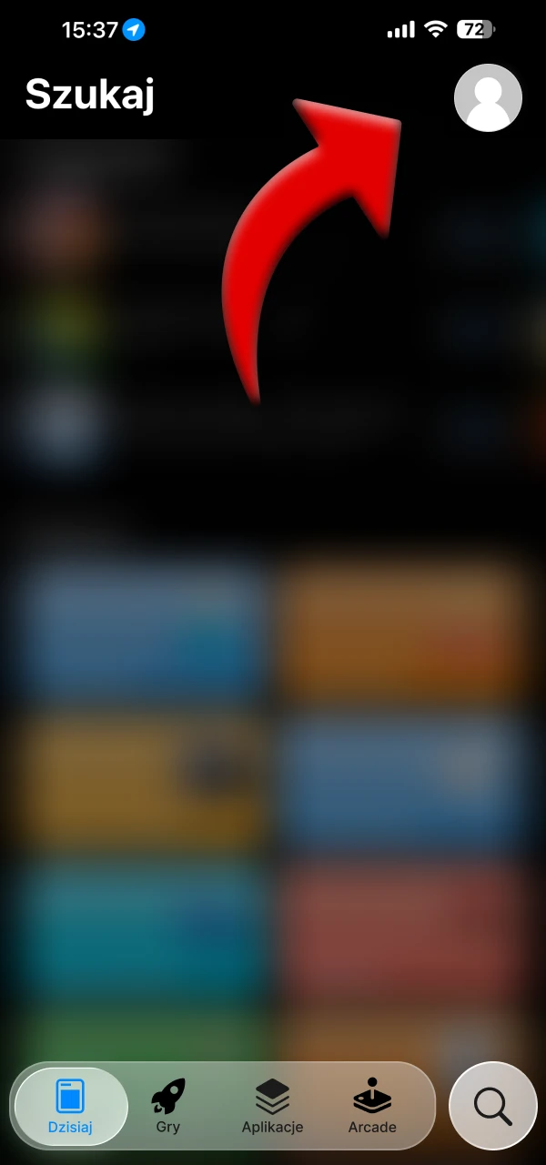 Otwórz App Store na swoim urządzeniu, aby zaktualizować aplikację 888Starz.