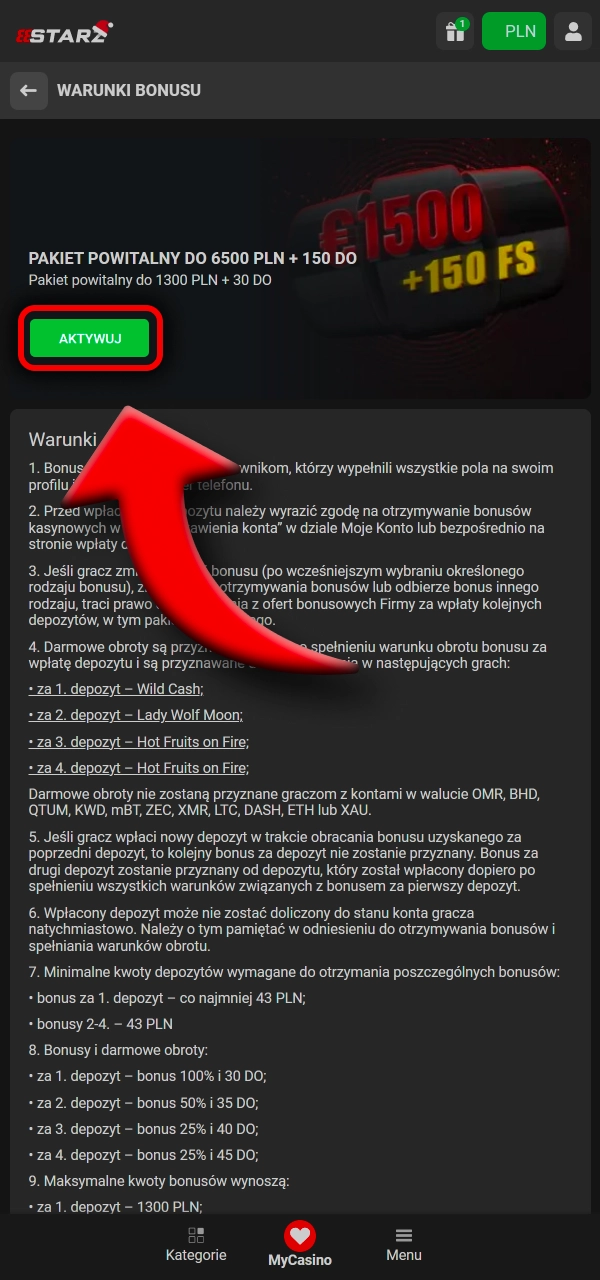 Aktywuj bonus i graj odpowiedzialnie z 888Starz.