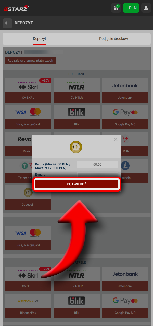 Zasil konto teraz i graj z bonusem w 888Starz.