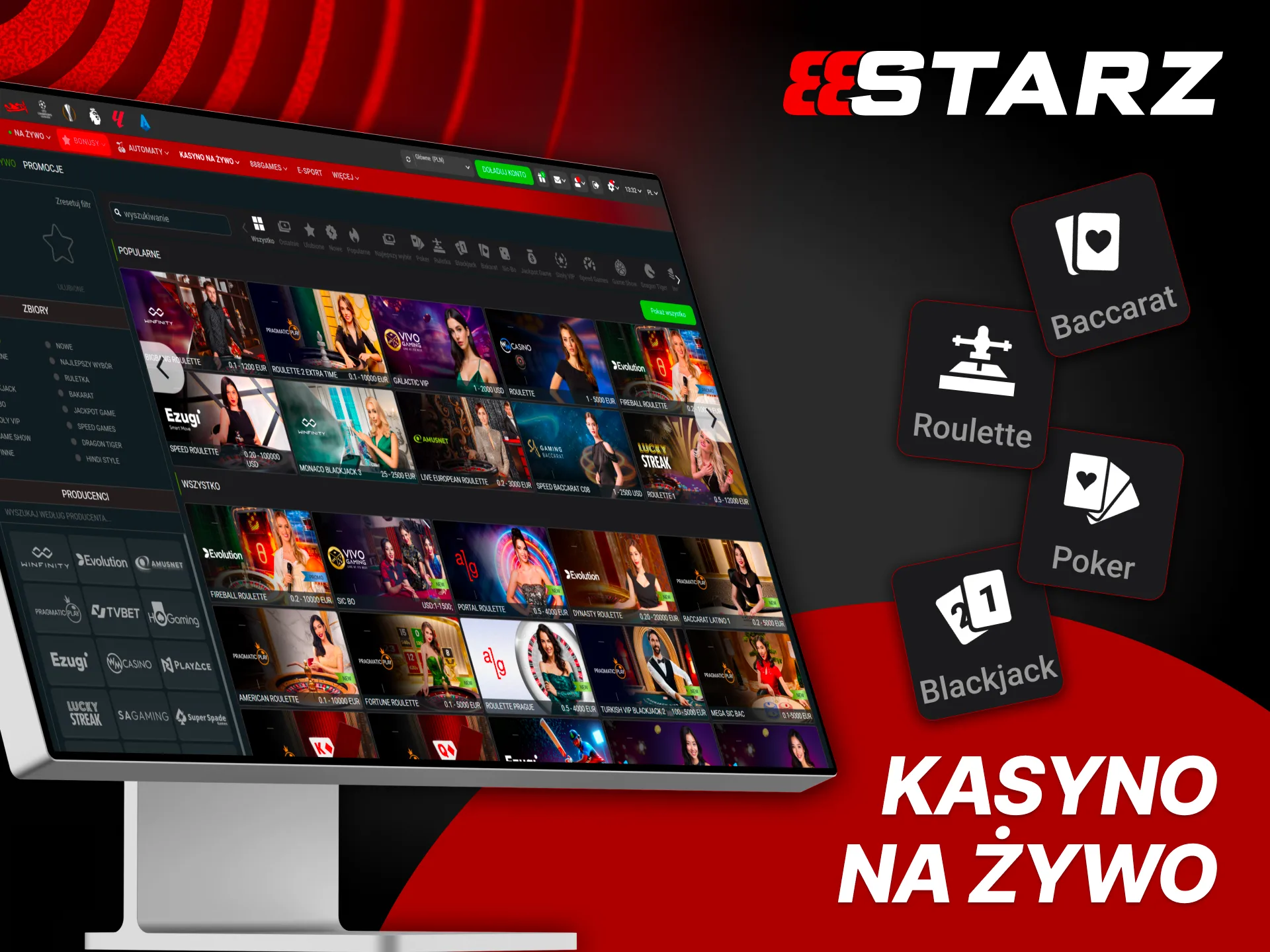Doświadcz kasyna na żywo bez wychodzenia z domu w 888Starz.