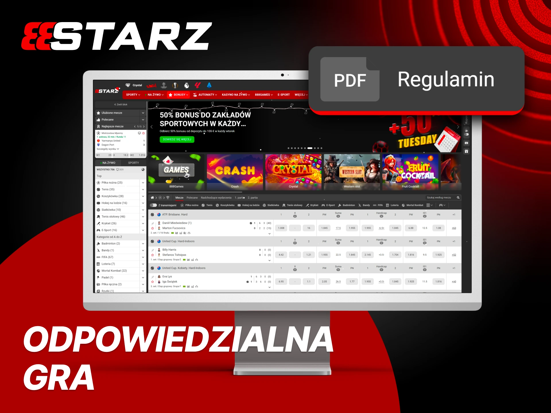 Graj świadomie i zachowaj pełną kontrolę w 888Starz.