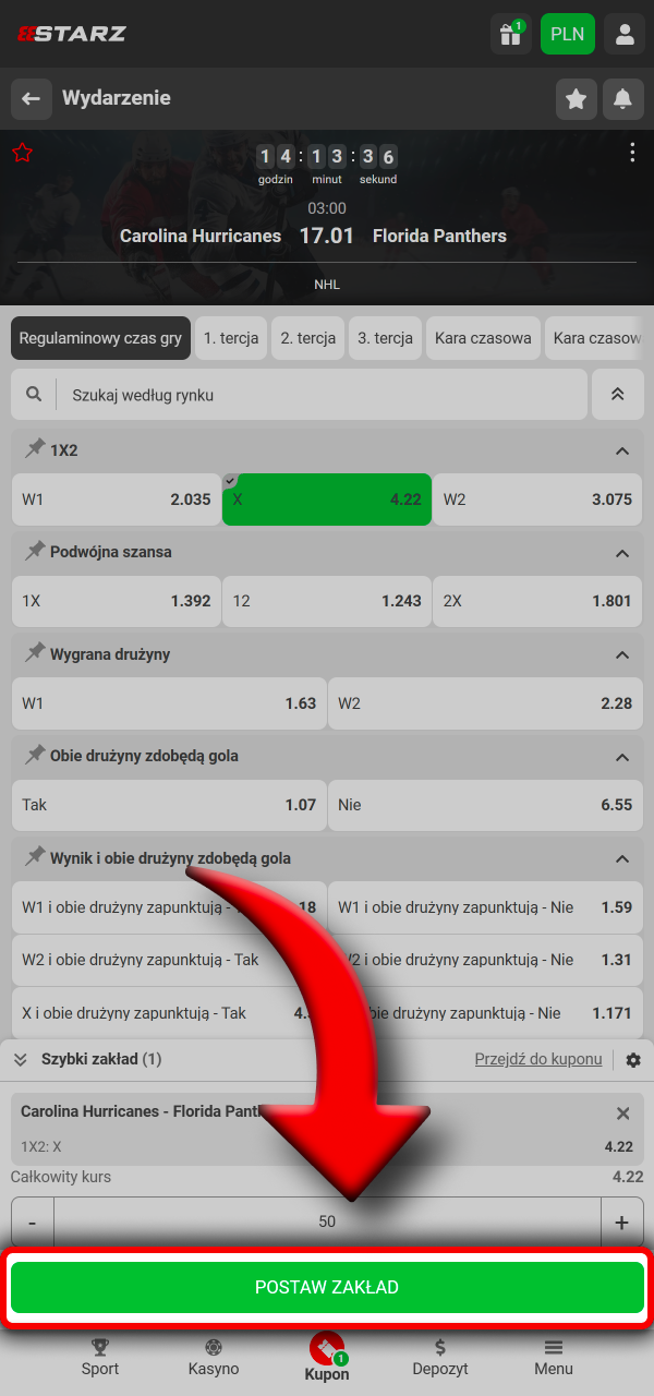 Sprawdź szczegóły i obstawiaj świadomie w 888Starz.