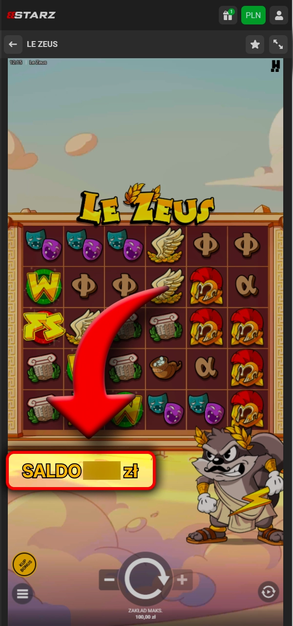 Pilnuj salda w 888Starz i zakończ grę gdy dojdziesz do swojego limitu.