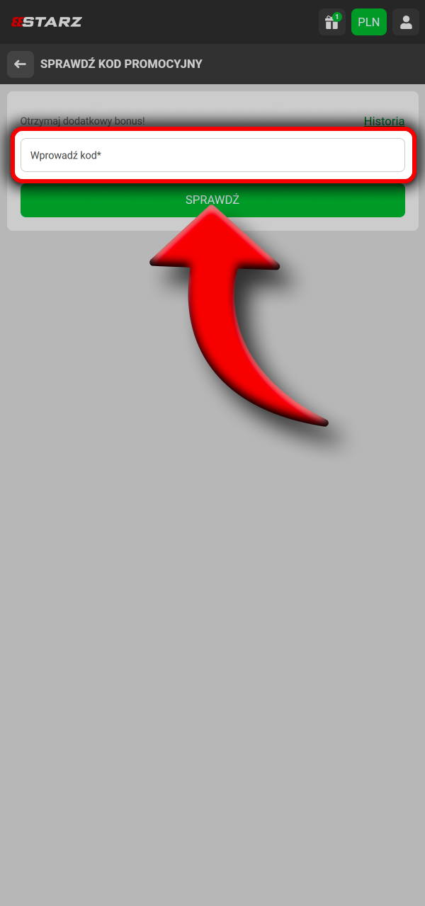 Wpisz kod poprawnie i aktywuj bonus szybko i bez problemów 888Starz.