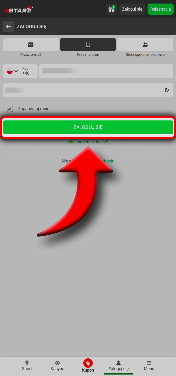 Zaloguj się szybko i aktywuj konto w 888Starz.
