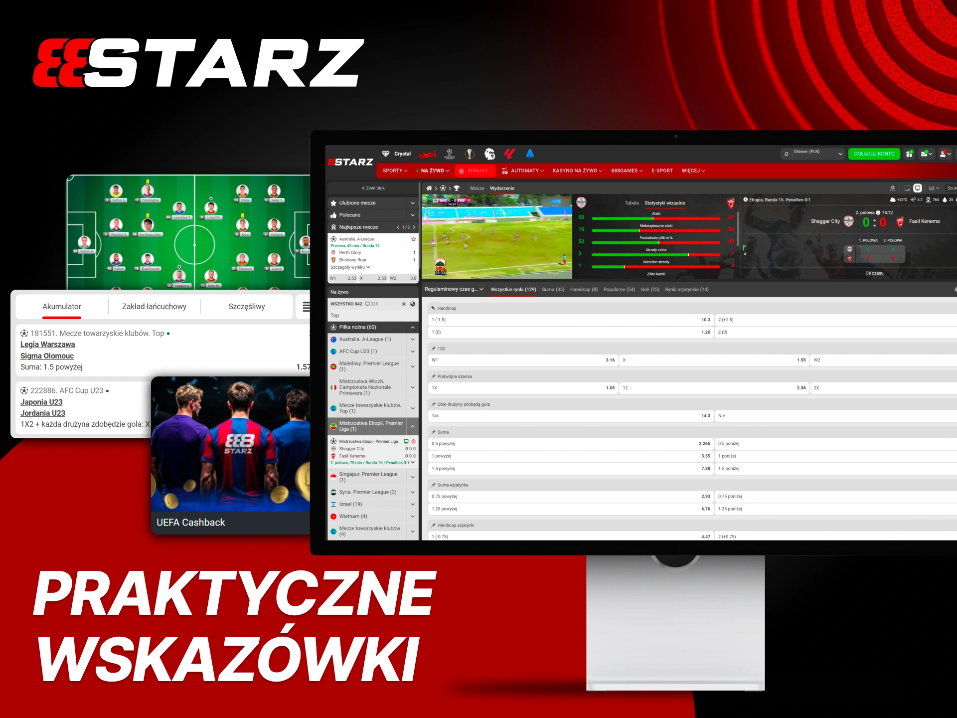 Typuj skuteczniej i kontroluj ryzyko z 888Starz.