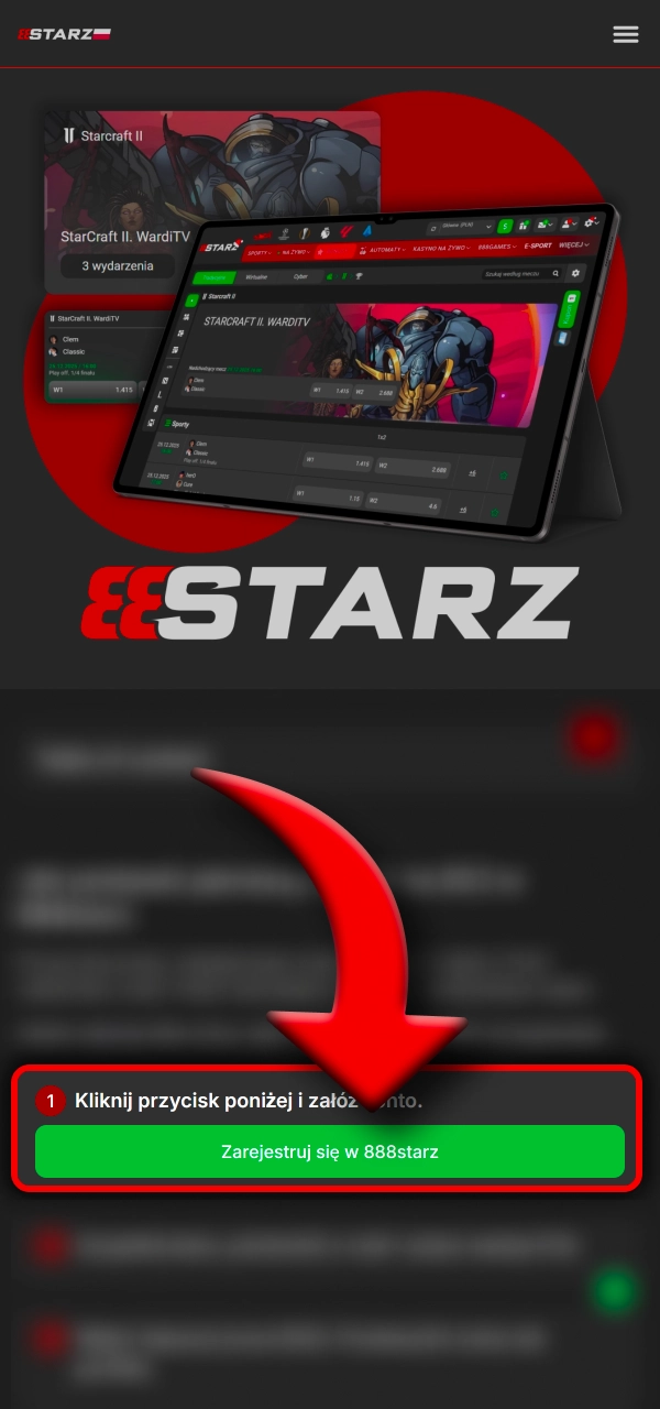 Rozpocznij obstawianie StarCraft II w 888Starz.