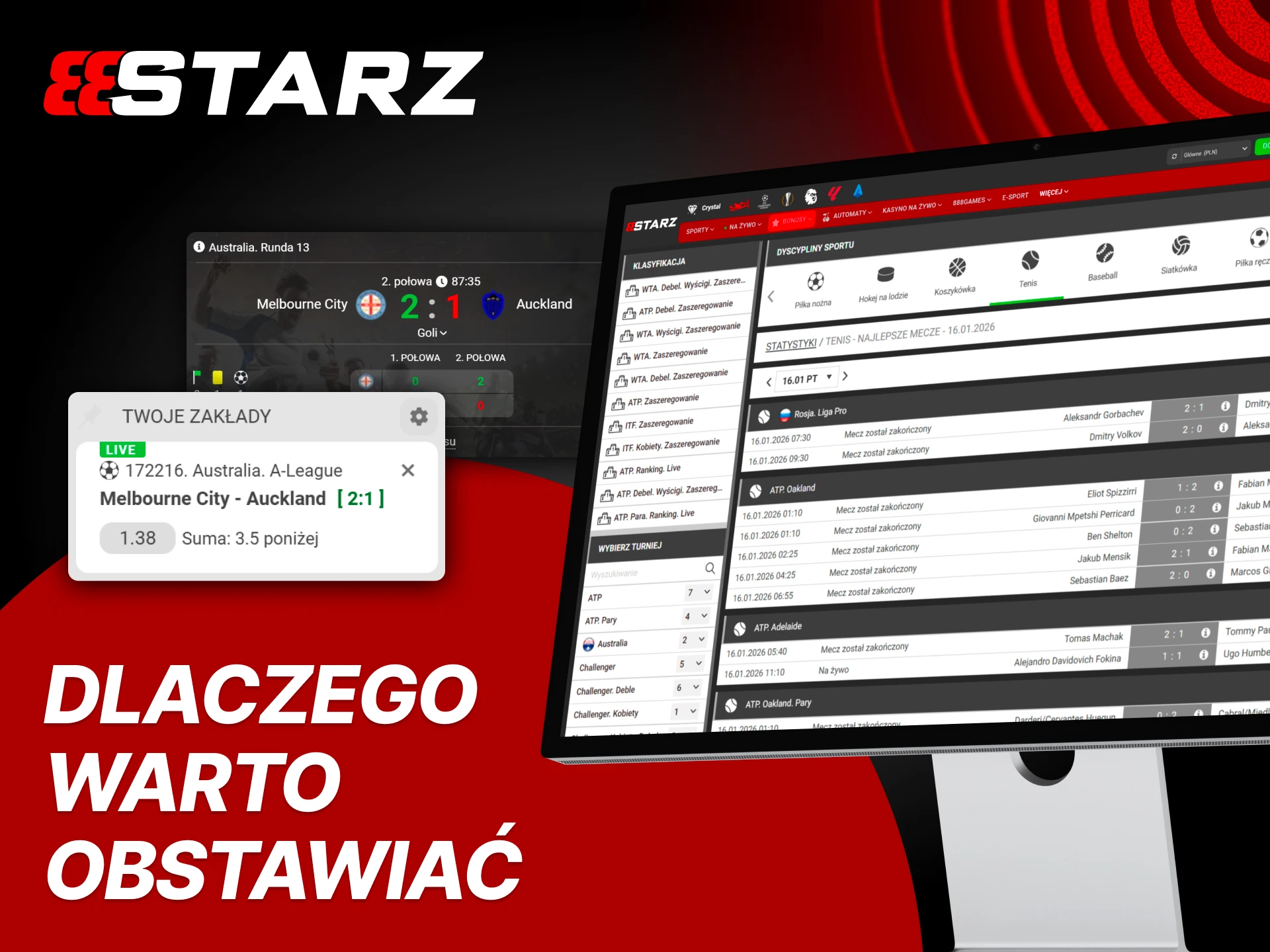 Reaguj szybciej dzięki statystykom live 888Starz.