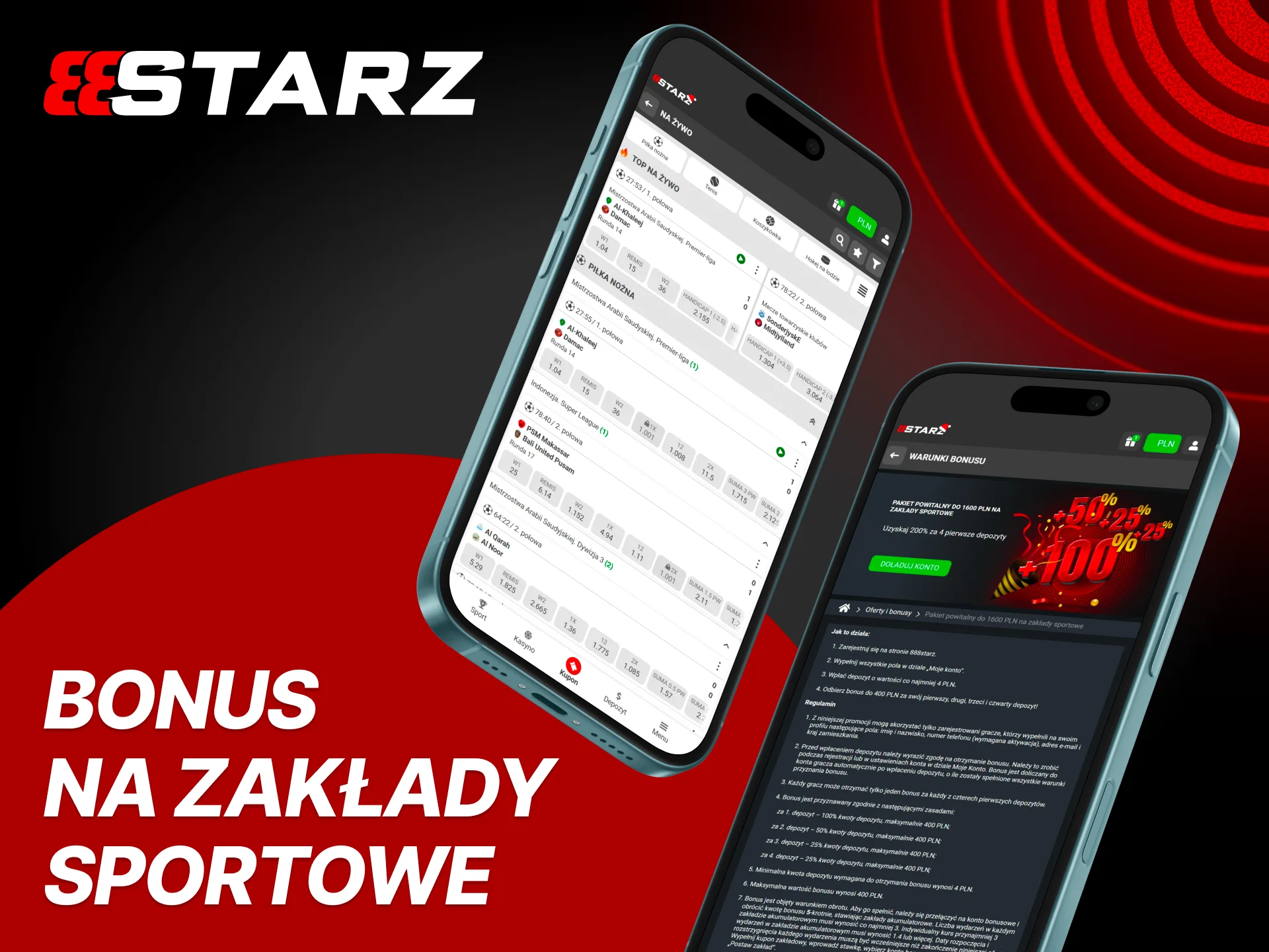 Odbierz bonus na zakłady i graj pewniej w 888Starz.
