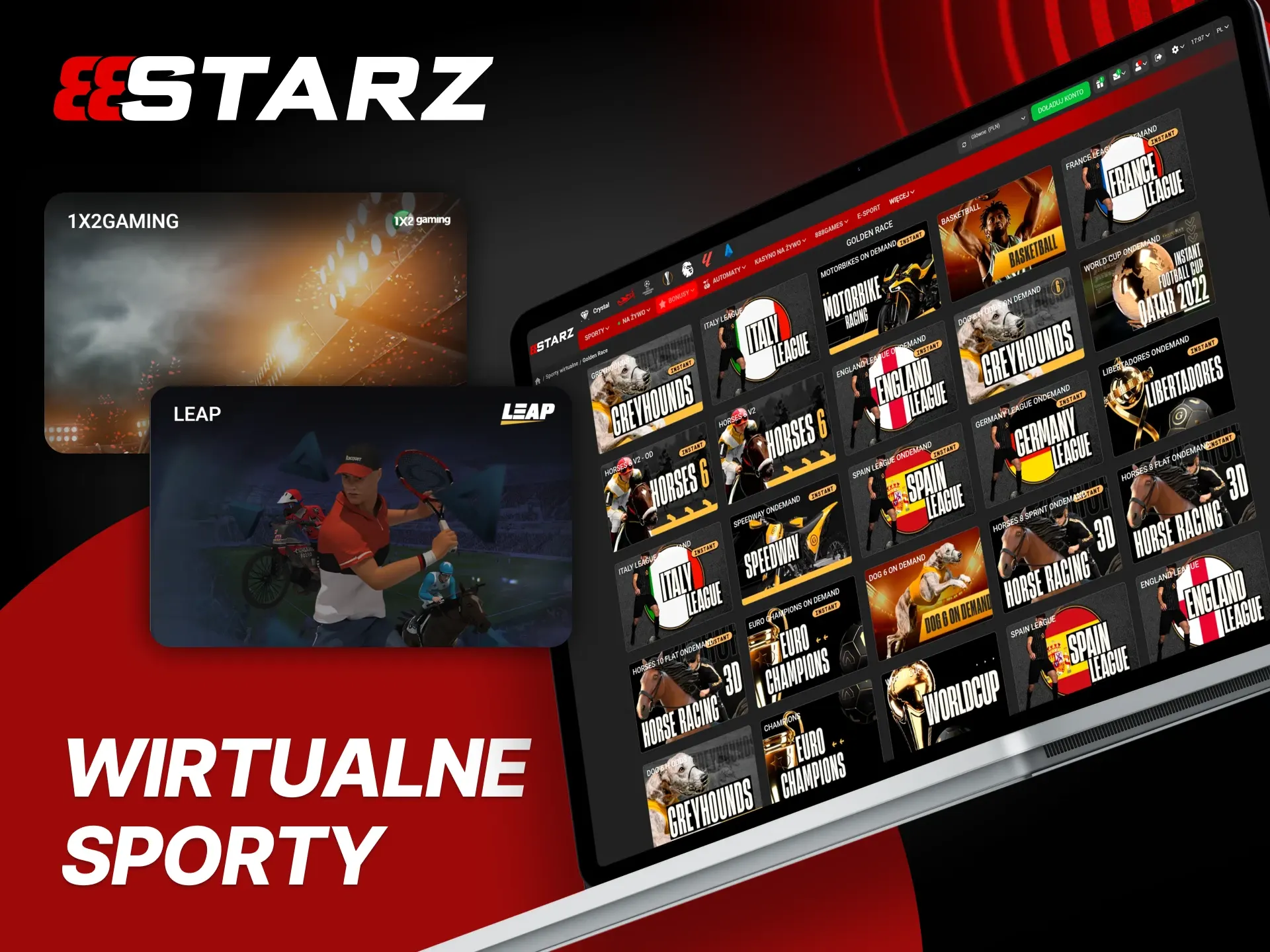 Typuj szybkie sporty wirtualne i wygrywaj w 888starz.